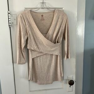 Kindred Bravely cross front maternity/nursing top